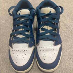 Jordan Kids Blue and White Sneakers